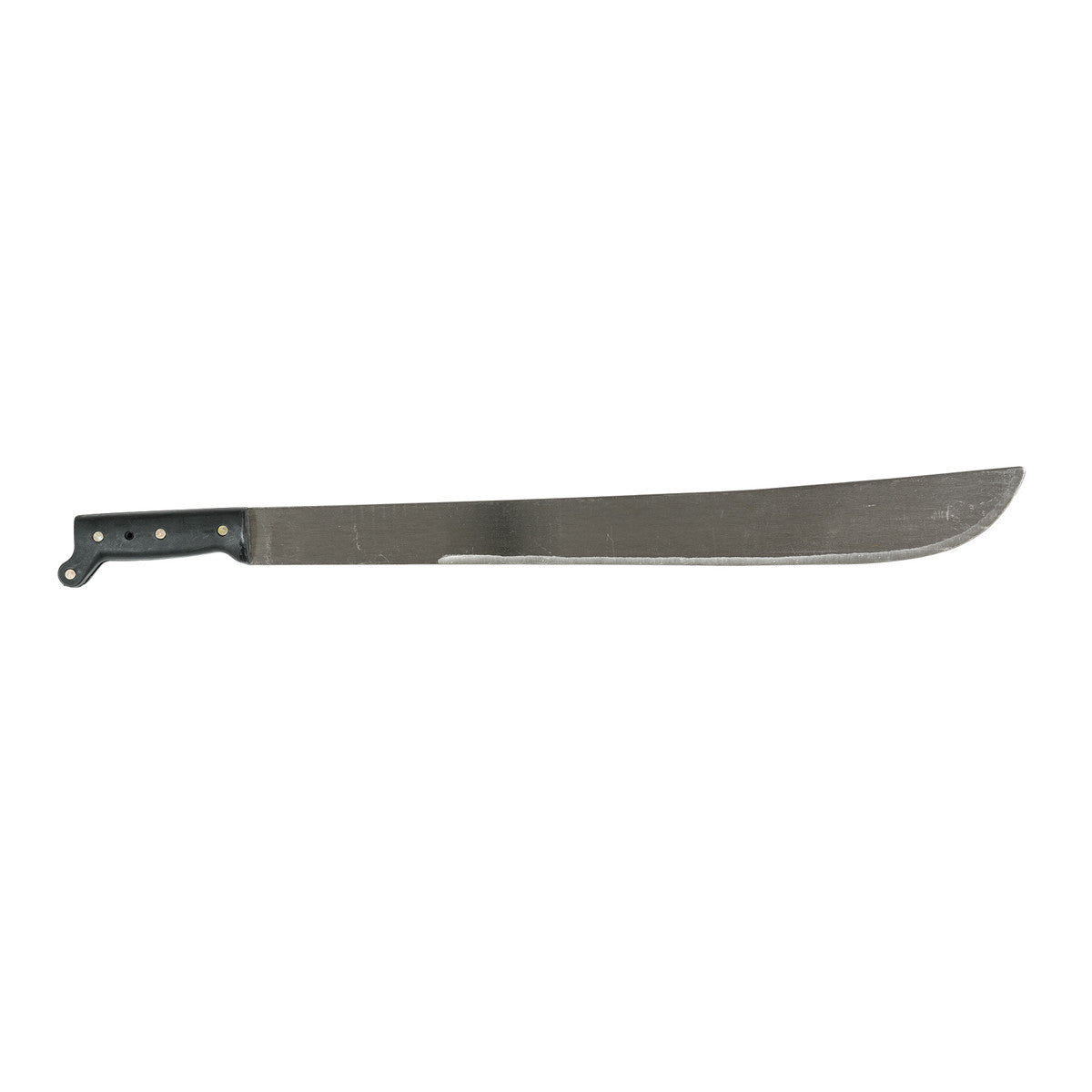 22" Machete, Cutlery Steel Blade, Black Poly Handle
