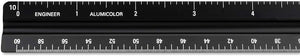 Alumicolor 12" Heavy Duty Engineering Ruler