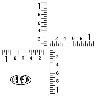 Brunson Graduated Adhesive-Backed Targets (10 Pack)