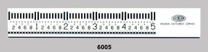 Brunson White Face Scale 6000 Series English Unit