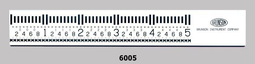 Brunson White Face Scale 6000 Series English Unit