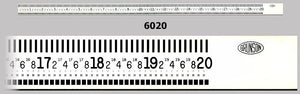 Brunson White Face Scale 6000 Series English Unit