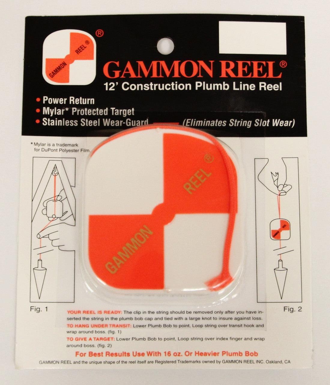 Gammon Reel Surveyor's Plumb Line Reel (12')
