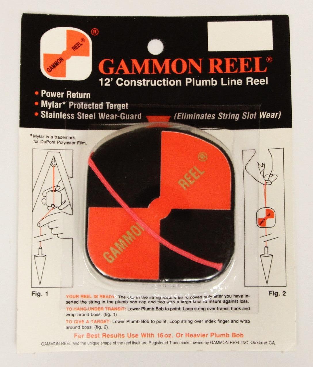 Gammon Reel Surveyor's Plumb Line Reel (12')