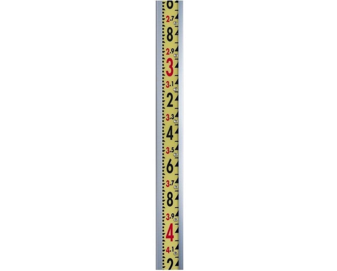 Laserline 10' Direct Reading Rod In 10ths W/ No laser Bracket Rail (GR10T)