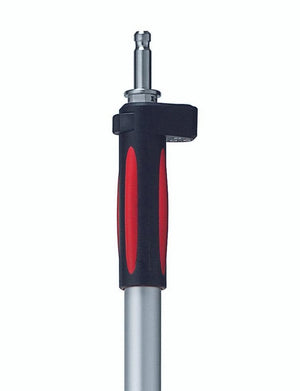 Leica 2m Telescopic Aluminum Reflector Pole with Leica Adapter