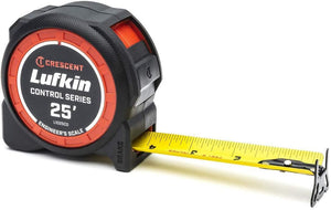 Lufkin 25' Heavy Duty Control Series Tape (Inches & Tenths)