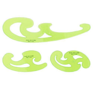 Pacific Arc French Curve Templates - 3 Piece Set