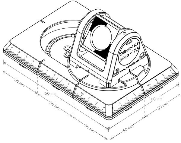 Rothbucher Systems RS150M Stake Out Aid for Robotic Total Stations with Mini Prism