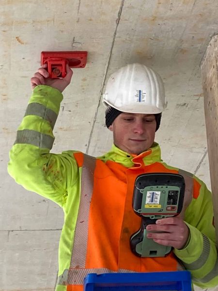 Rothbucher Systems RS150M Stake Out Aid for Robotic Total Stations with Mini Prism