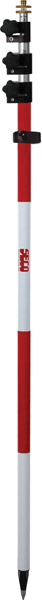 SECO 15.25 ft Twist-Lock Pole – Red and White
