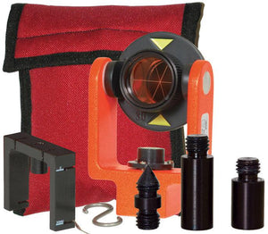 SECO 25mm Mini Prism System with Center Vial - Flo Orange
