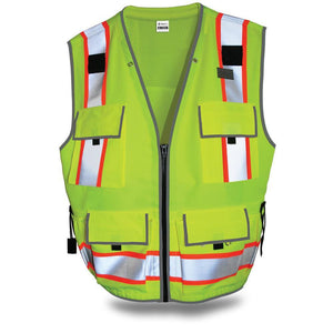 SitePro 550 Surveyor's Hi-Vis Orange Safety Vest, Class 2