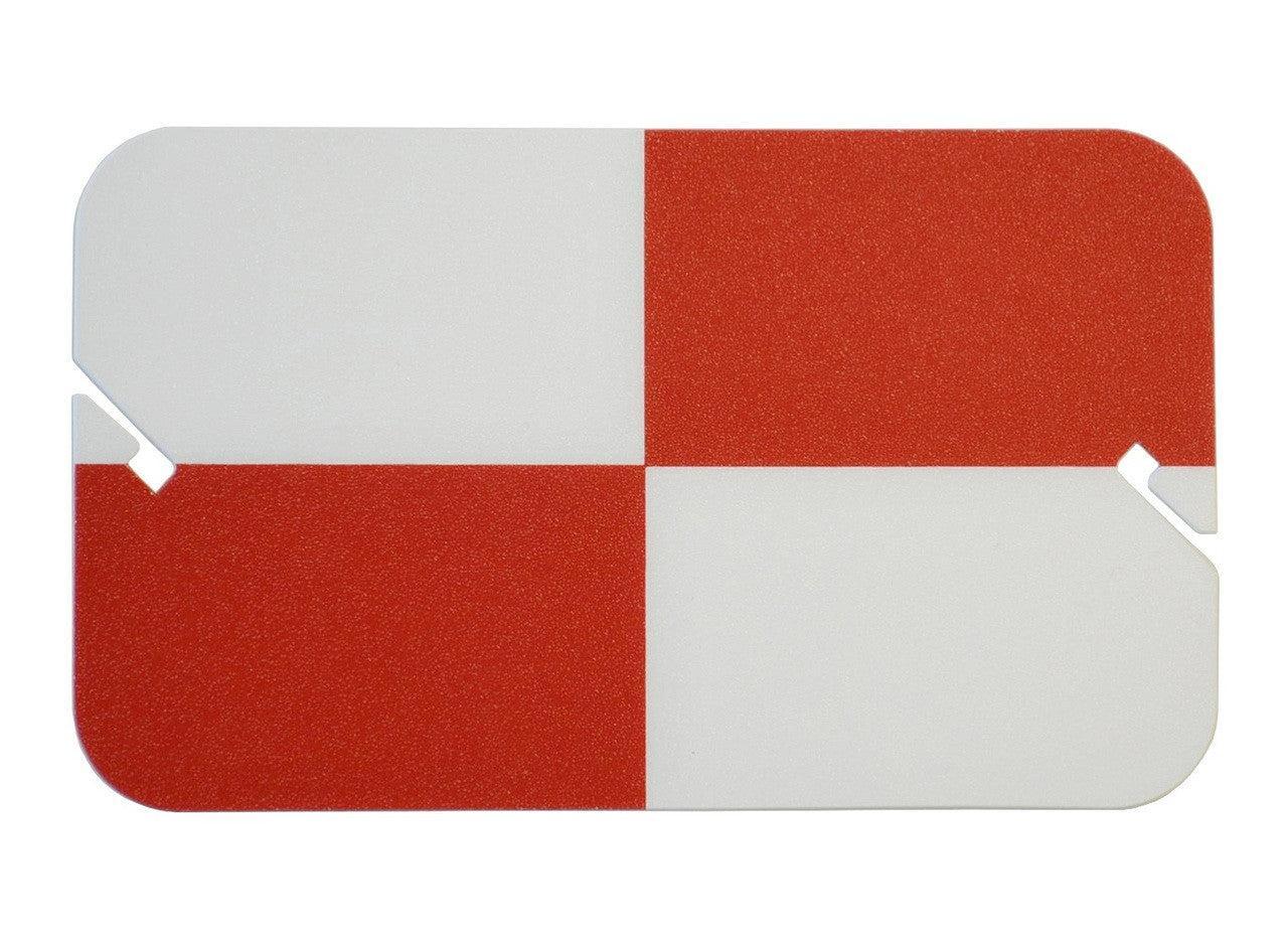 Sokkia Plastic Plumb Line Target (2" x 4", Red + White)