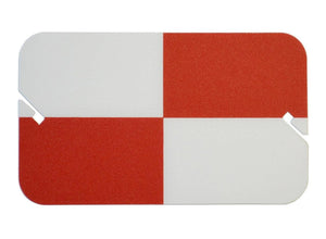 Sokkia Plastic Plumb Line Target (2" x 4", Red + White)