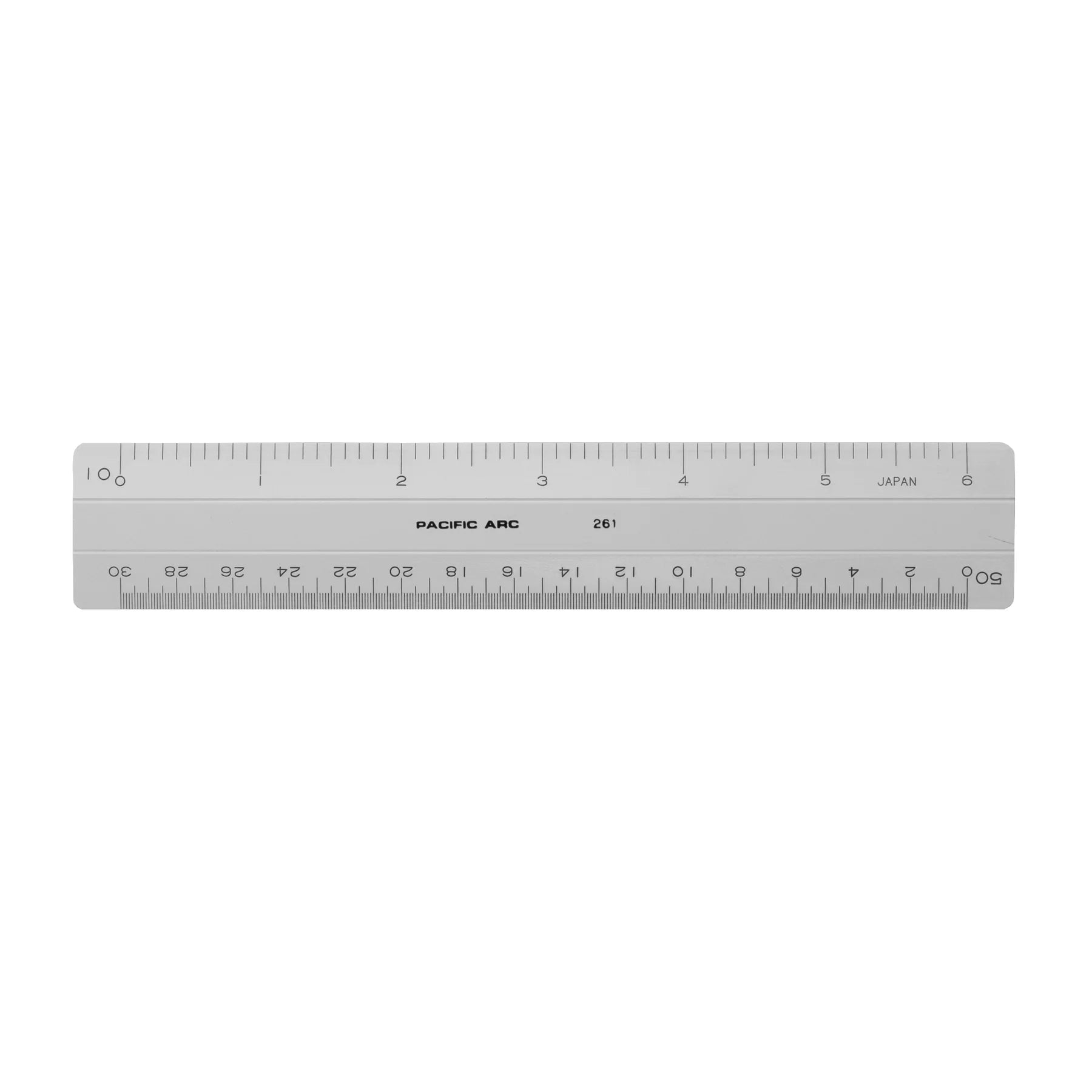 Pacific Arc 6″ Flat Engineering Scale 261VS