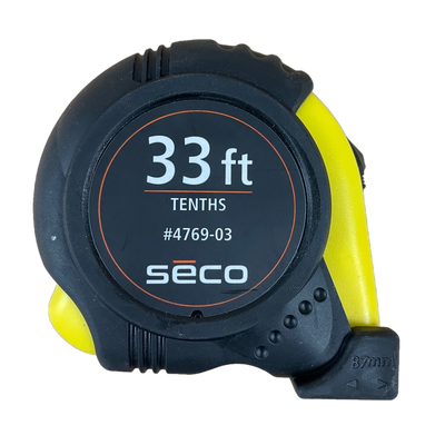 SECO Heavy-Duty Surveyor’s Tape Measure – 33', 10ths 4769-03