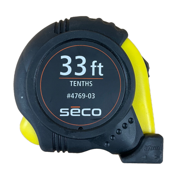 SECO Heavy-Duty Surveyor’s Tape Measure – 33', 10ths 4769-03