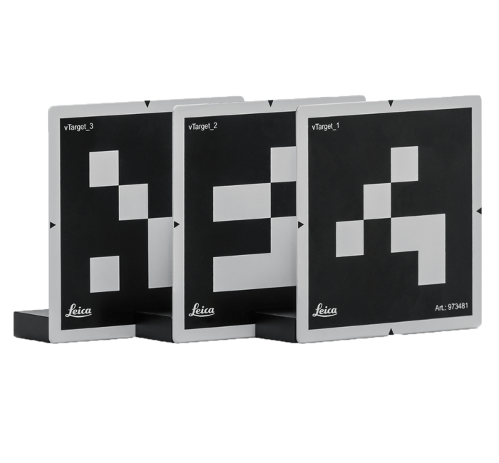 Leica CVT3, vTarget plate for automatic setup with iCS20/50, 90x90mm