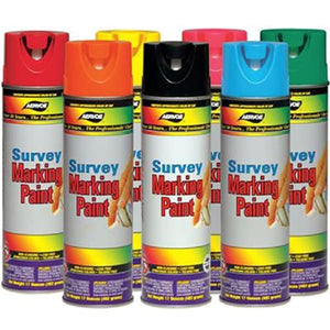 Aervoe Fluorescent Survey Marking Paint -20oz can, Inverted