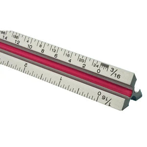Alvin 240P Drafting 12″ Color-Coded Architectural Scale