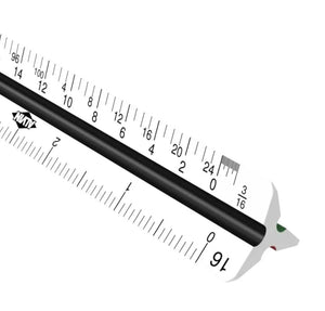Alvin 240P Drafting 12″ Color-Coded Architectural Scale