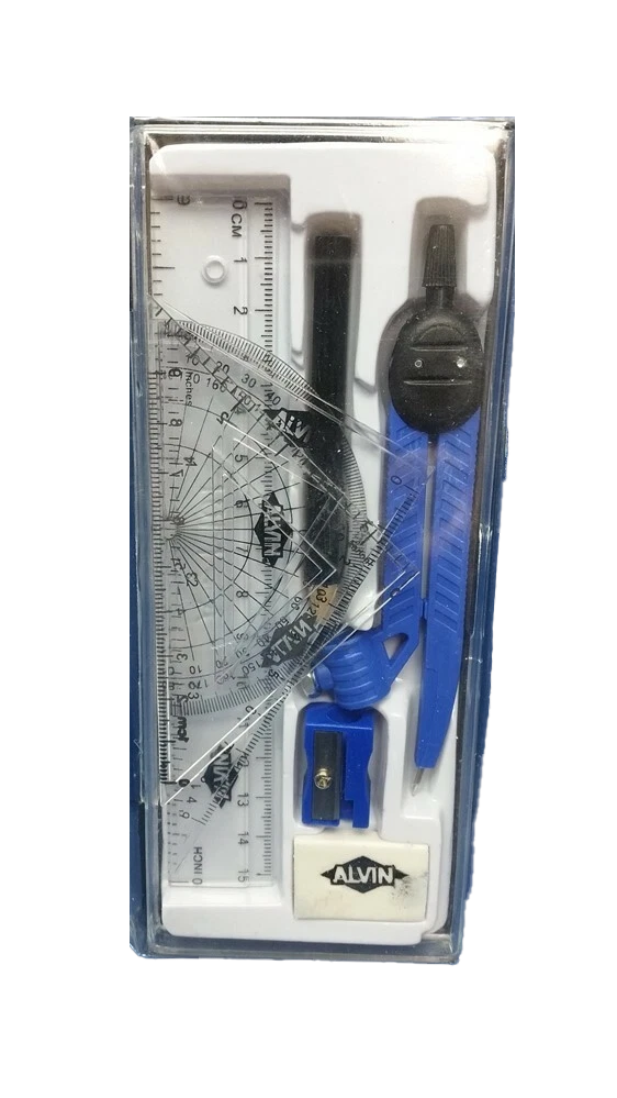 Alvin 8-Piece Compass & Geometry Set with Compass