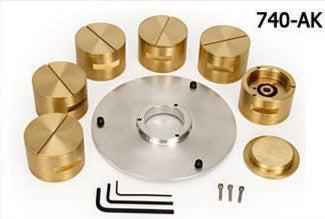 Brunson 740-AK Set of 6 Monuments & Leveling Fixture