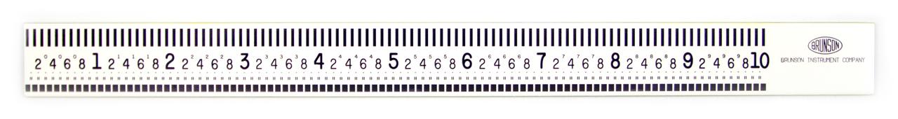 Brunson White Face Scale 6000 Series English Unit