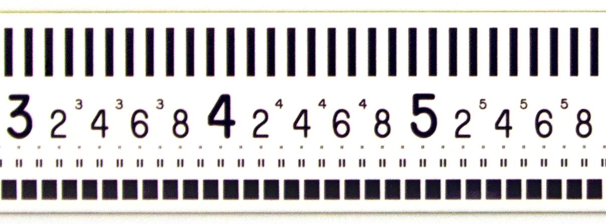 Brunson White Face Scale 6000 Series English Unit