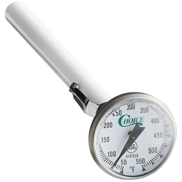 Choice 5" Pocket Probe Asphalt Thermometer 50 - 550 Degrees Fahrenheit