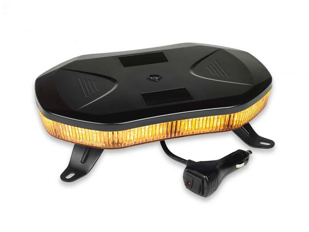 Custer Safety Light (Amber, 11", Permanent Mount)