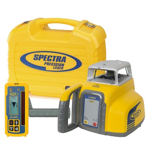 Spectra Precision LL300N Laser Level Kit with HL450 Laserometer