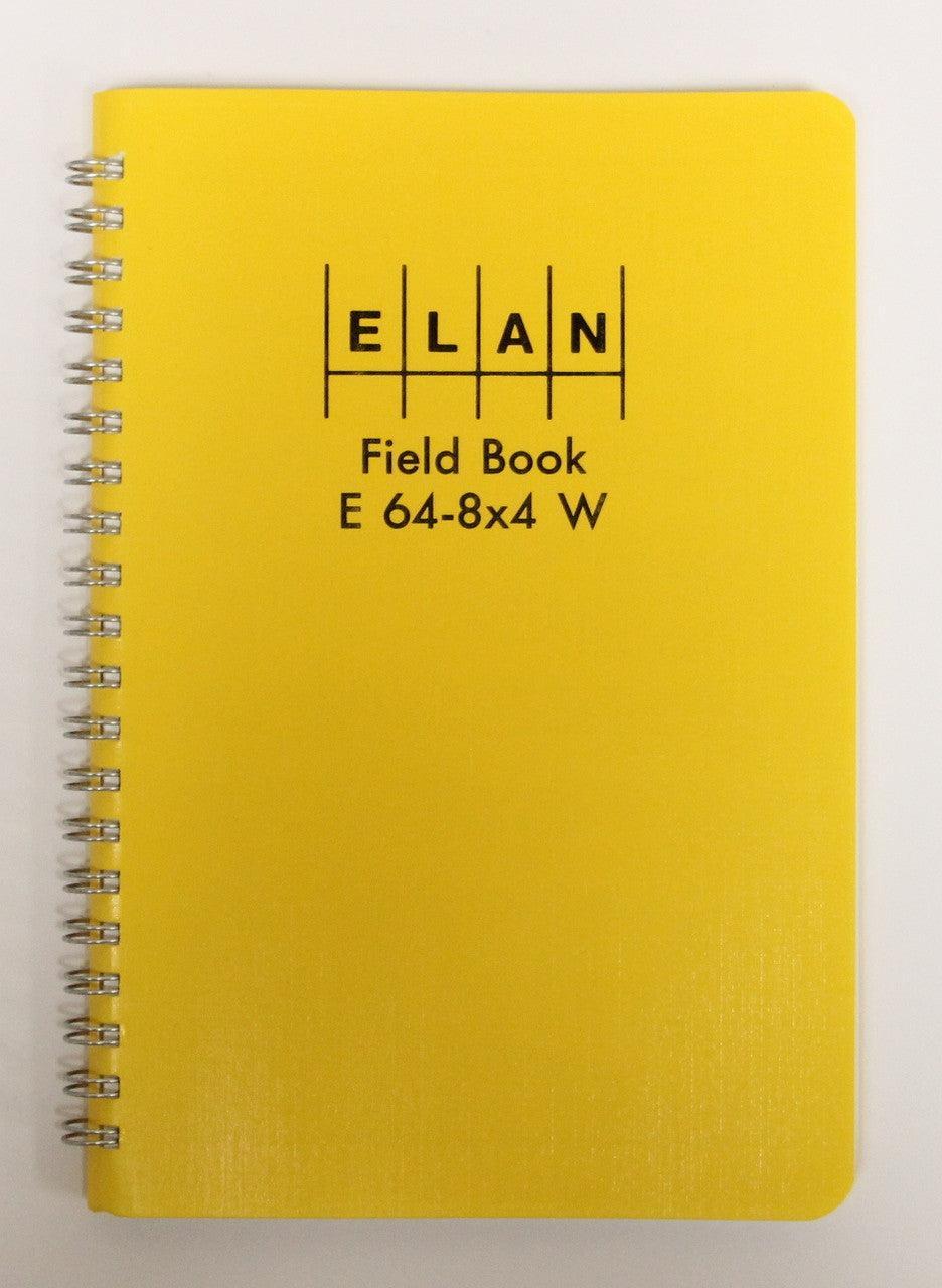 Elan Publishing Field Book (4 & 7/8" x 7 & 1/4", Yellow, Wirebound)