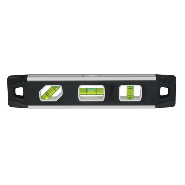 Johnson Torpedo Level (9", Magnetic Aluminum Reinforced, 3 Vial)