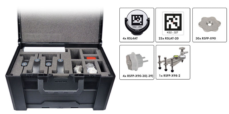 Rothbucher AprilTags RSL4AT and RSLAT-10 to -20 Suitcase Set KS5-10/20