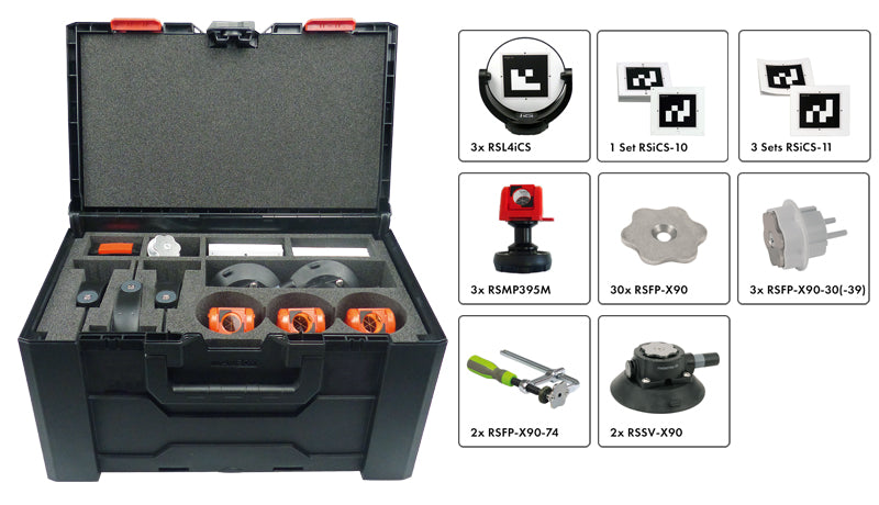 Rothbucher Suitcase Set KS6 RSL4iCS vTargets for Leica ICS