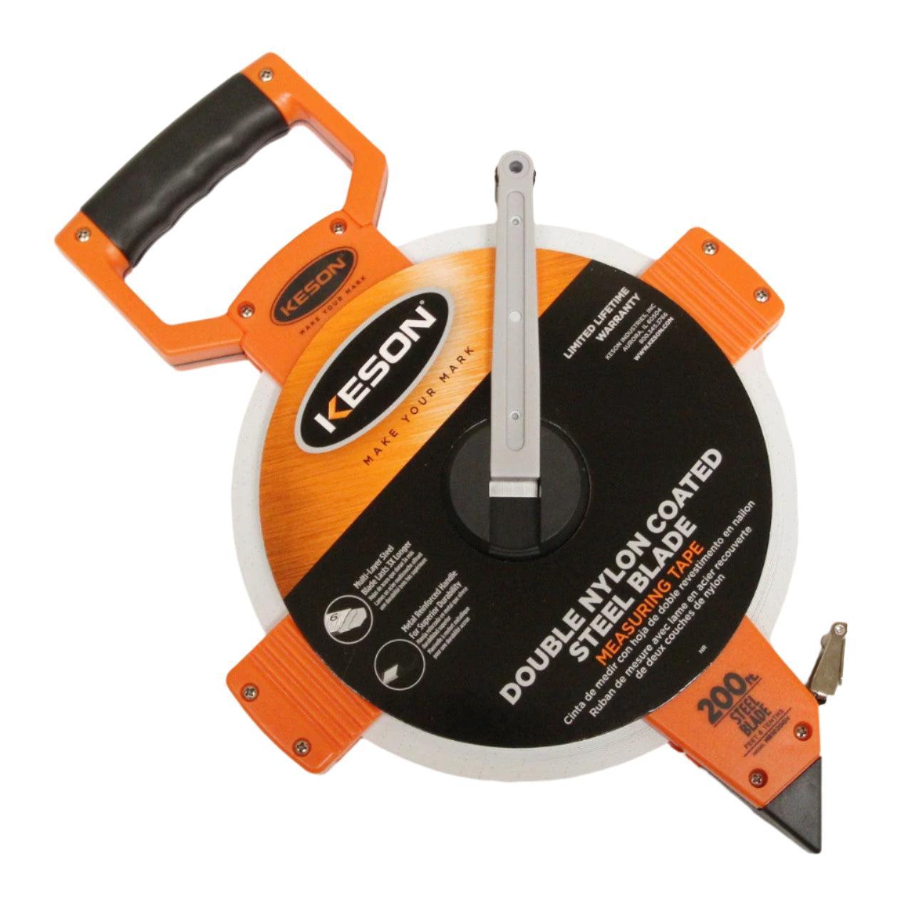 Keson Double Nylon Coated Steel Blade Measuring Tape (100')