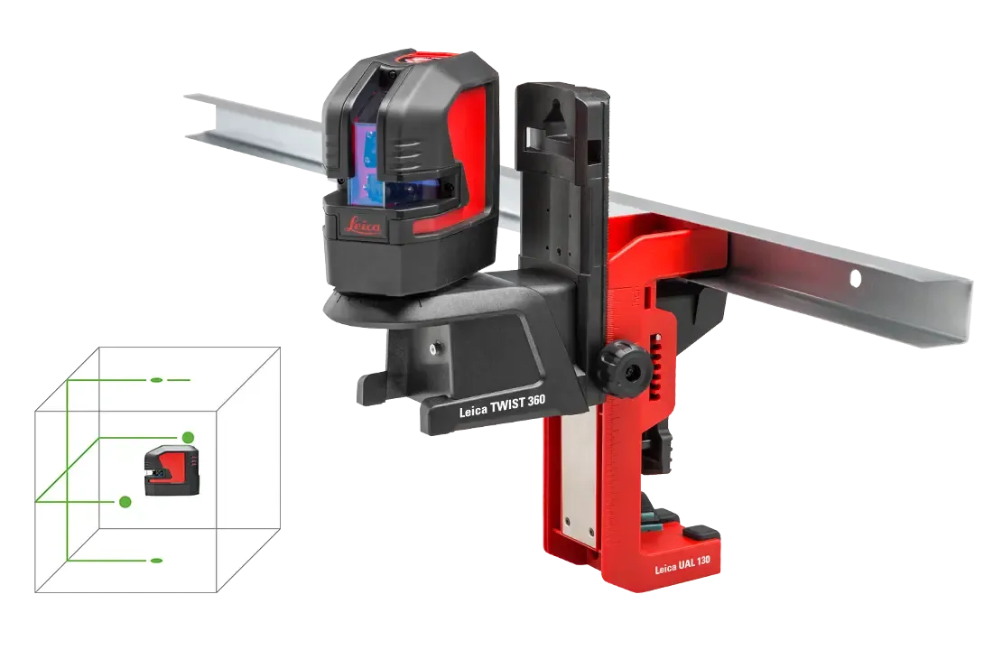 LEICA LINO L2P5G Green Line Laser - Kit