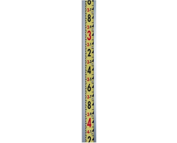 Laserline 10' Direct Reading Rod In 10ths W/ No laser Bracket Rail (GR10T)