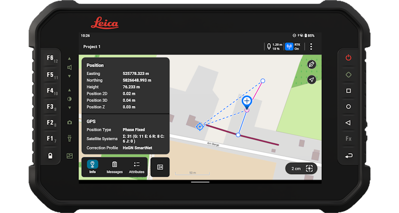 Leica CSX8 Rugged Android Tablet