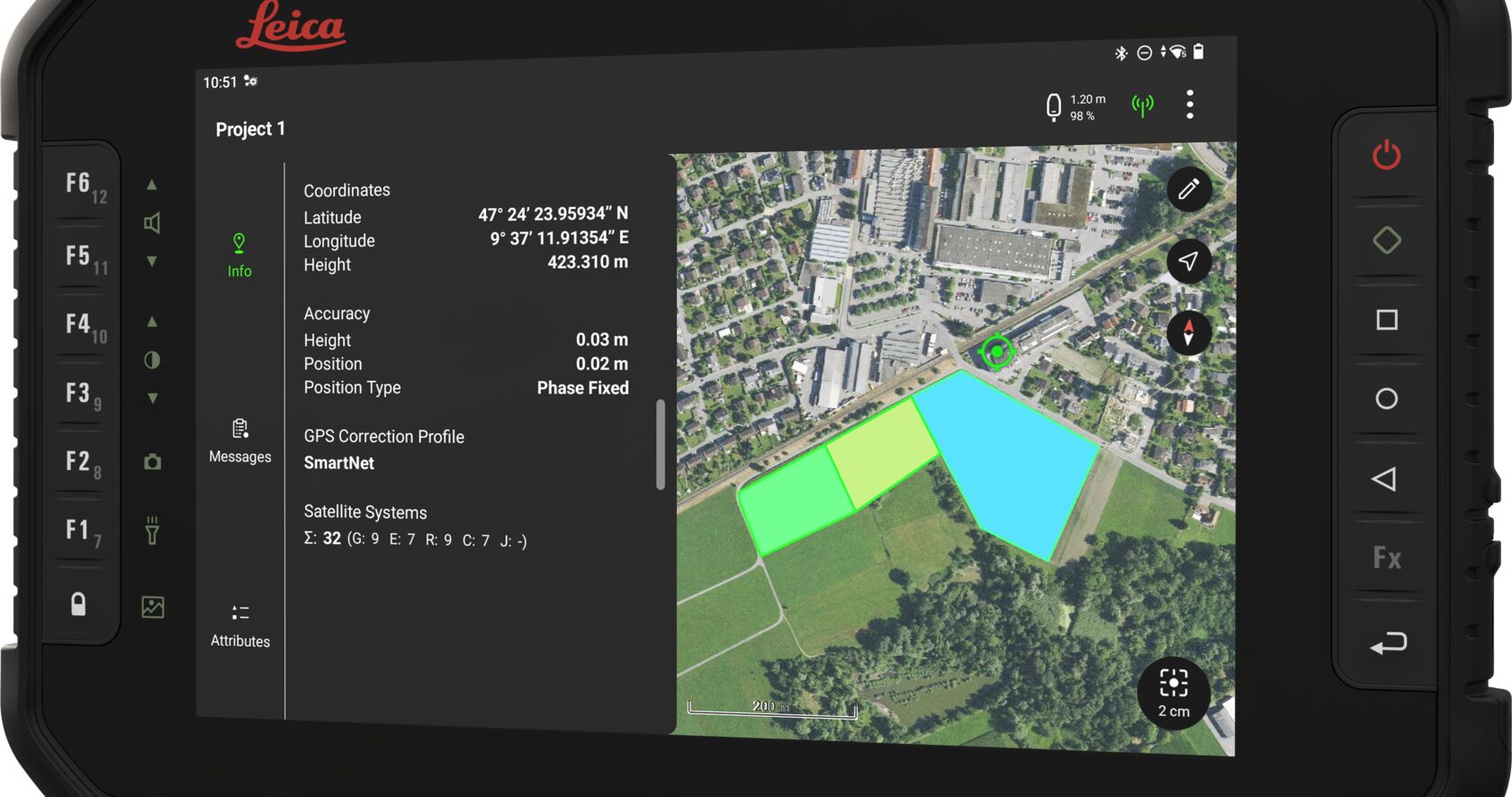 Leica CSX8 Rugged Android Tablet
