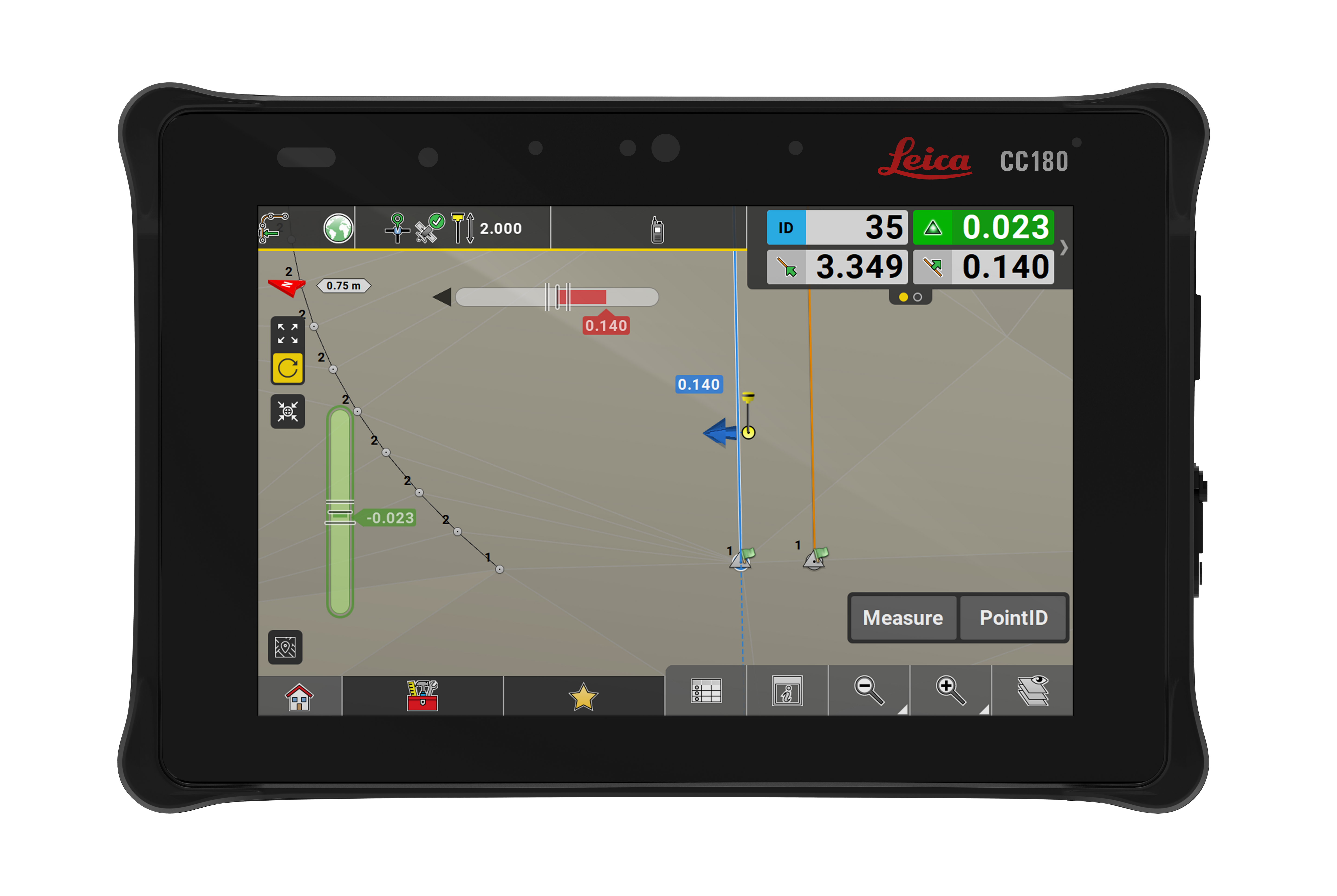 Leica Captivate CC180- Windows 10 Tablet with 8” Screen
