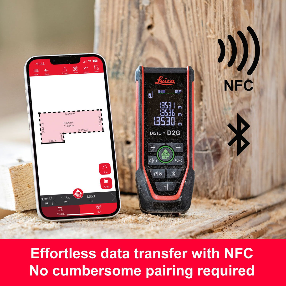 Leica DISTO D2 Laser Distance Meter