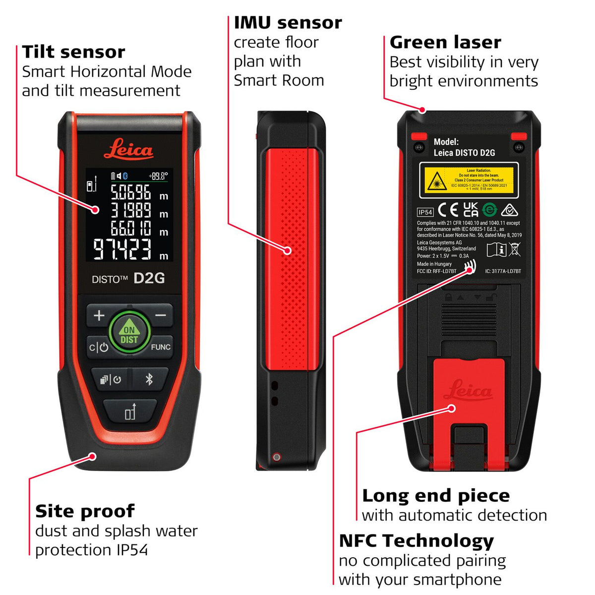 Leica DISTO D2 Laser Distance Meter