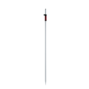 Leica GLS13 Telescopic Aluminum GNSS Pole with 5/8" Thread and Circular Bubble