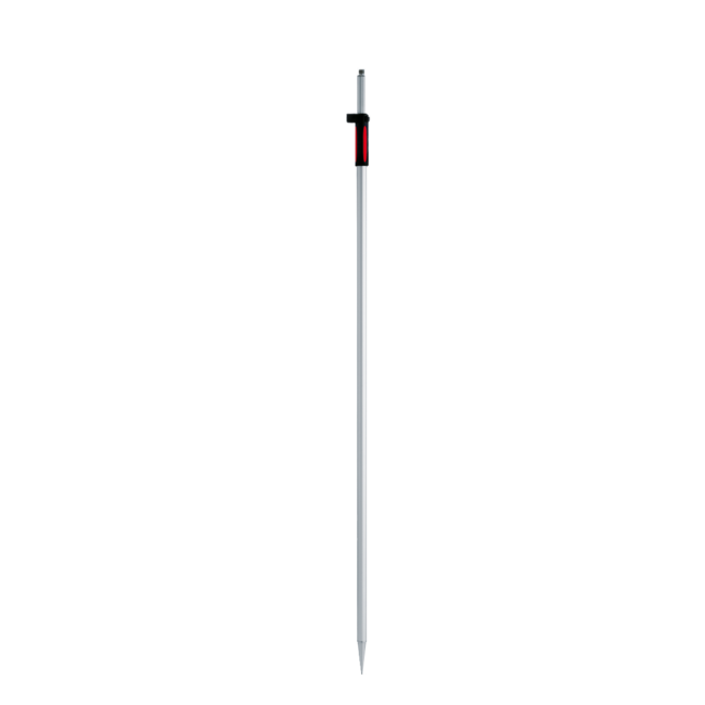 Leica GLS13 Telescopic Aluminum GNSS Pole with 5/8" Thread and Circular Bubble
