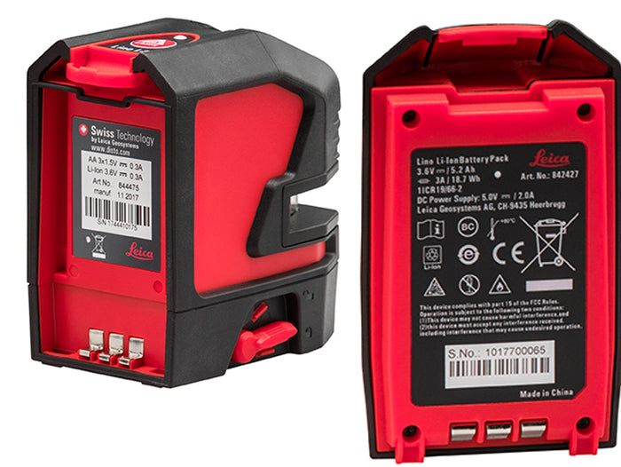 Leica Li-ion Battery for Lino L2, L2G, L2P5, L2P5G, P5