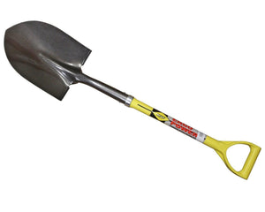 Nupla 27" Ergo Power Round Point Shovel (D-Grip Handle)