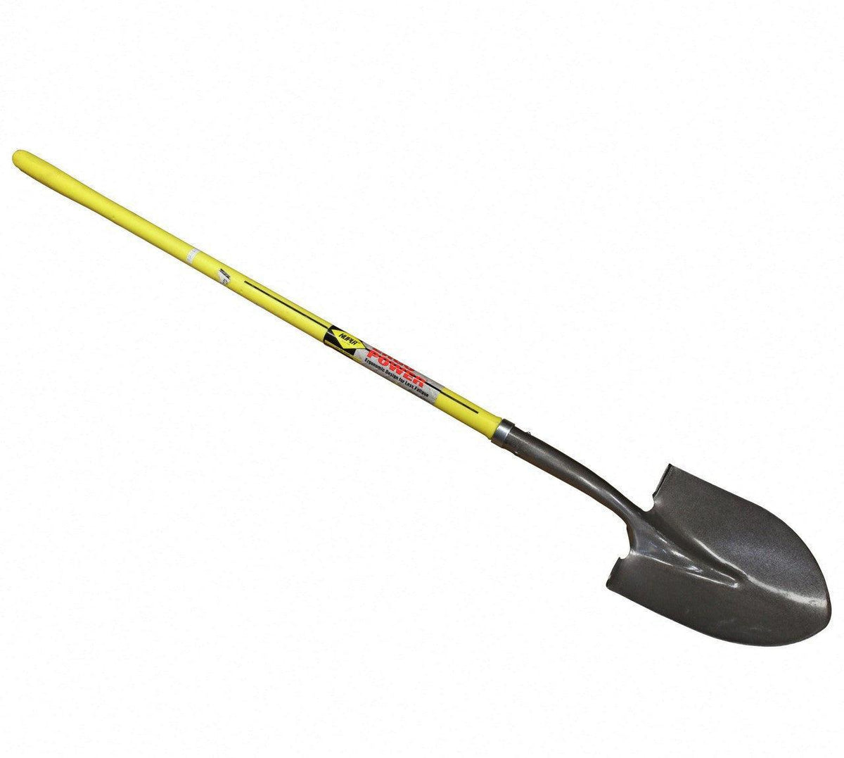 Nupla Ergo Power Round Point Shovel with 48" Handle